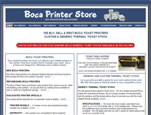 Tablet Screenshot of bocaprinterstore.com